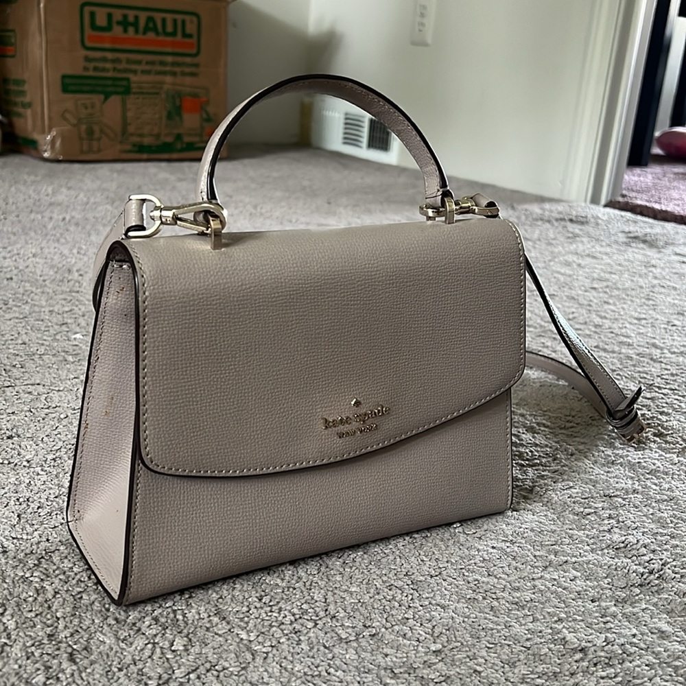 Taupe Kate Spade Satchel Purse